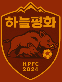 하늘평화풋살클럽 로고